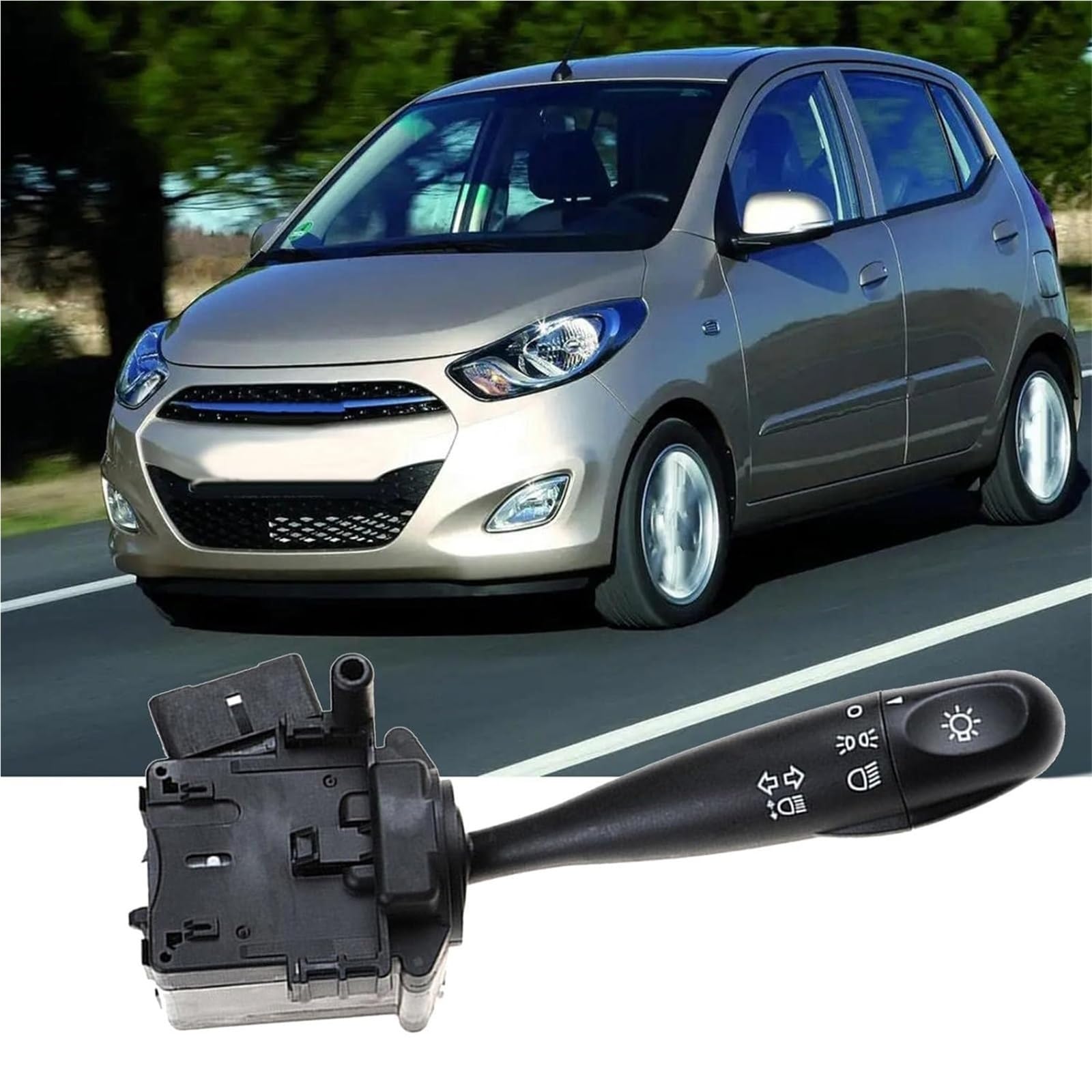 Interruttore a leva degli indicatori di direzione Interruttori del piantone dello sterzo per Hyundai I10 2008-2013 Indicatore per dell'auto per parti per dell