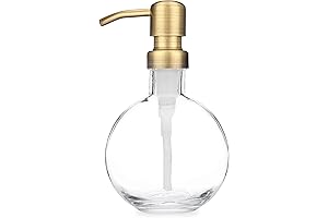 Rail19 Moon Round Recycled Glass Soap Dispenser