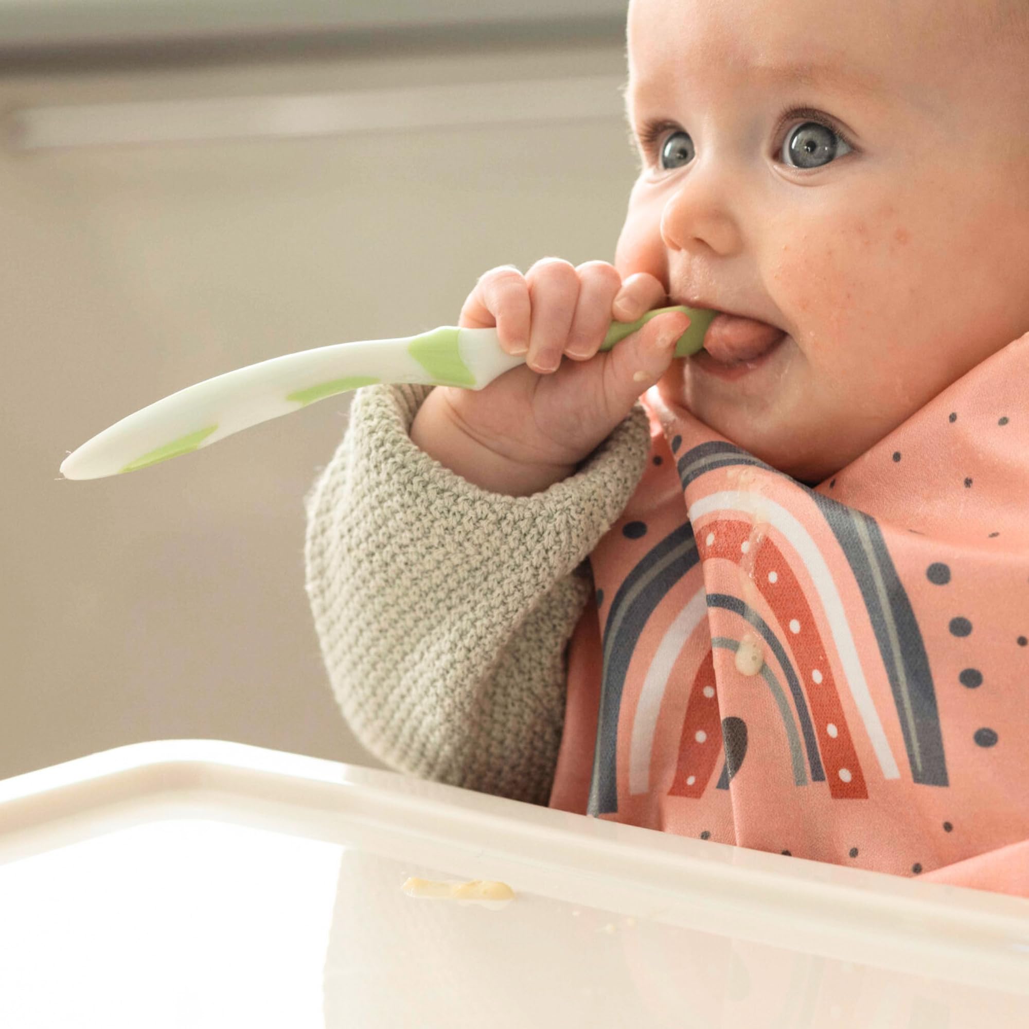 Nuby Muncheez Weaning Spoons, Pack of 6