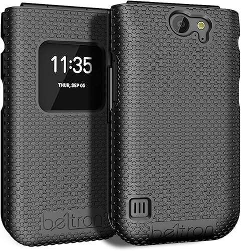 Miniatura 9 de BELTRON Funda para Nokia 2720 V Flip Phone, funda protectora a presión (Verizon 2720V) - Negro