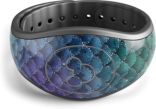 Miniatura 9 de Animal Space - Calcomanía de ágata con purpurina, resistente a los arañazos, compatible con Disney MagicBand+ (banda mágica no incluida)