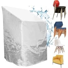 210D Oxford Polyester Protective Cover for Garden Chairs Garden Chair Cover UV-Resistant Water-Repellent Winter-Proof Tear-Resistant 70 x 70 x 80/120 cm