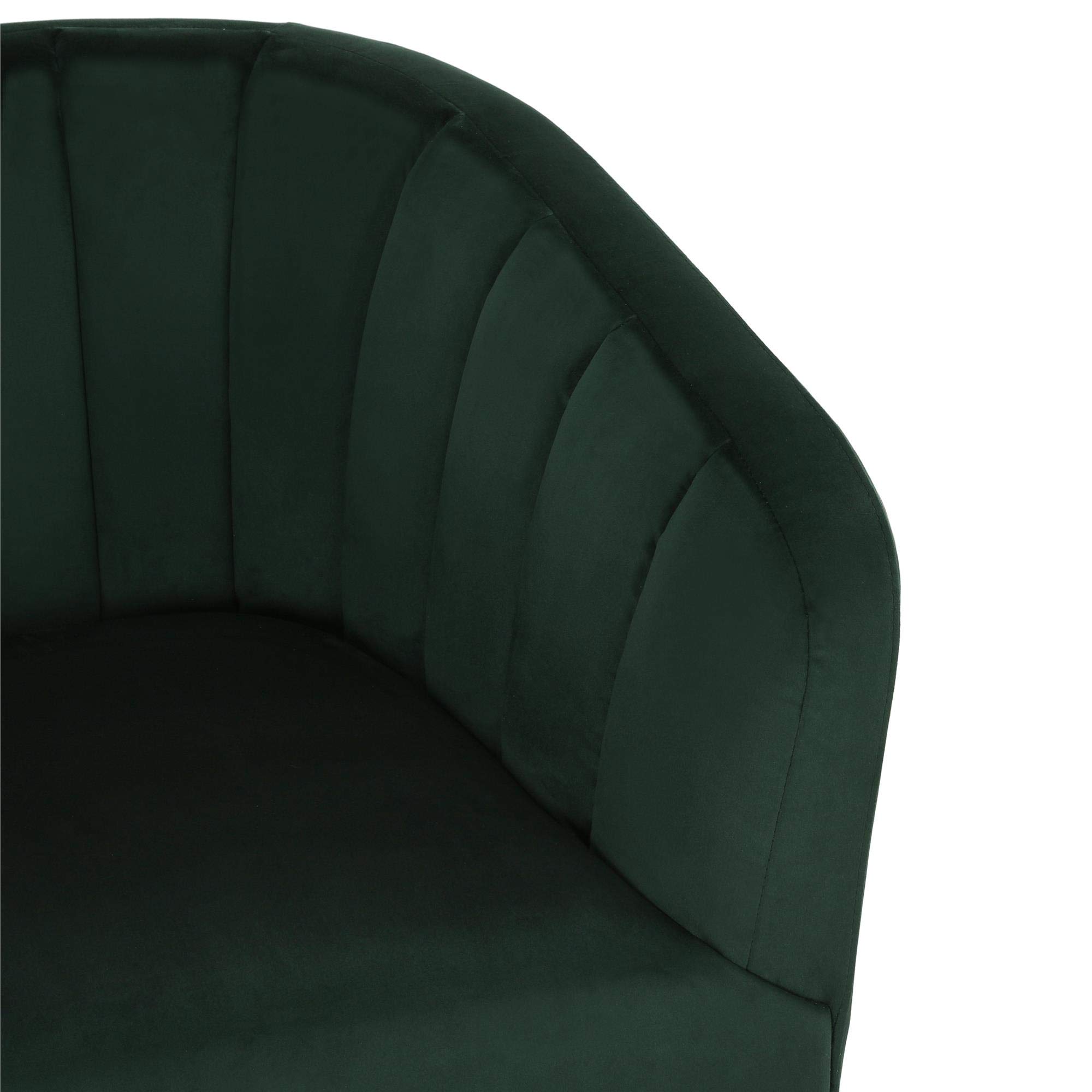 Buy CosmoLiving by Cosmopolitan Owsley Modern Green Velvet Fabric Plush