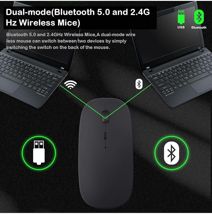 General Mobile E-Tab 20 10.1 Tablet İçin Uyumlu Slim Şarjlı Bluetooth Klavye ve Mouse Seti