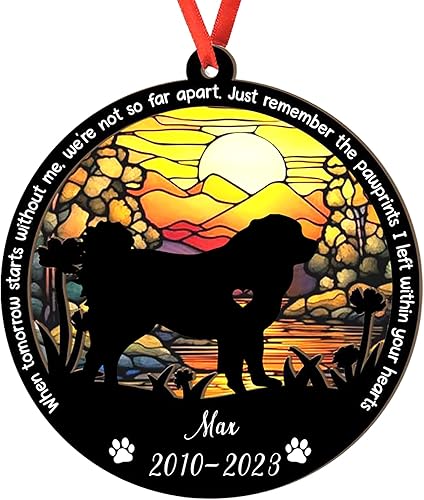 Miniatura 78 de Adorno personalizado para atrapasoles Bichon Frise, Bichon Frise Sun Catcher Adorno de Navidad – Regalo para perro amante, Bichon Frise 3D 2 capas