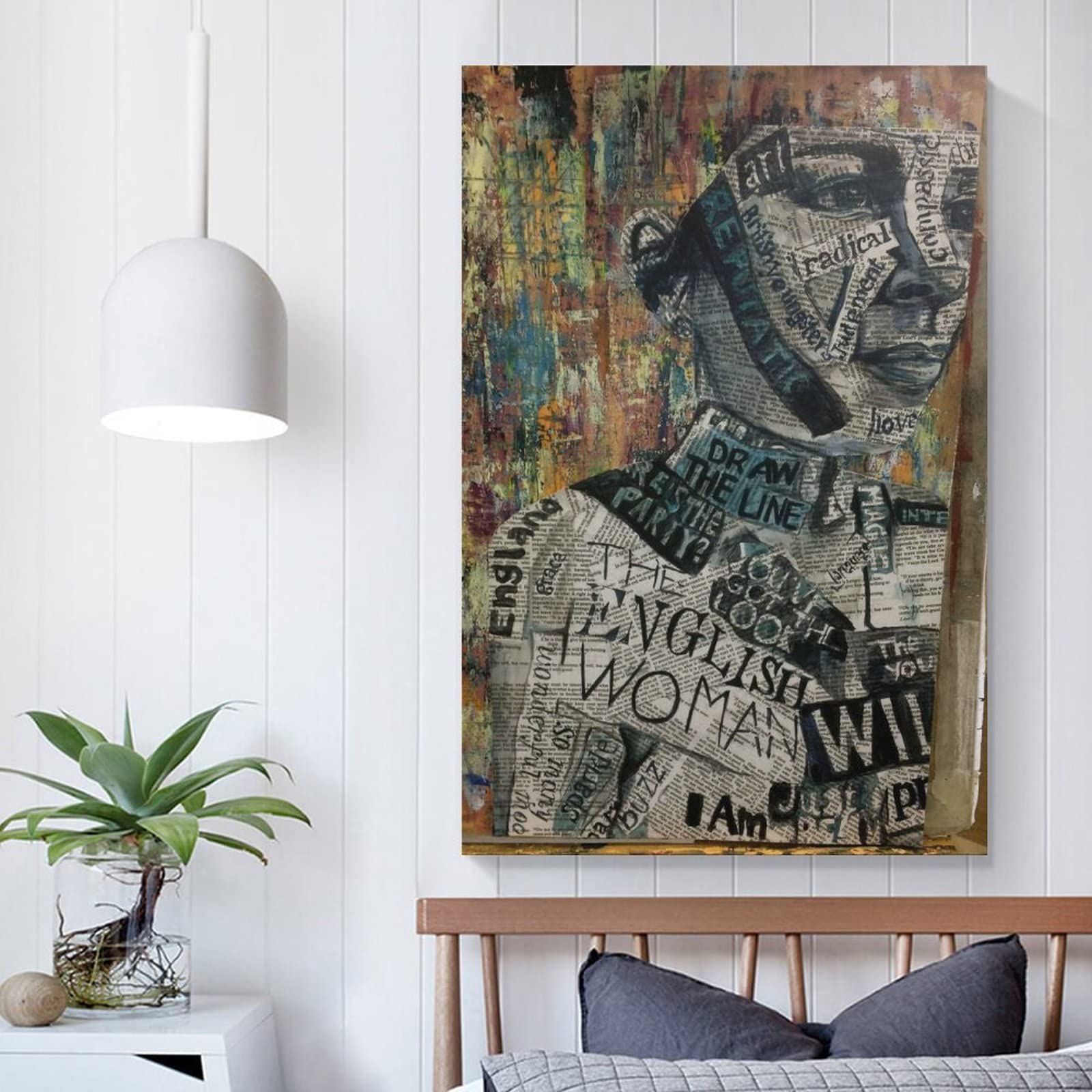 Art Mural Toile Poster Vintage 50 Cent - Impression Toile Déco Murale 30x45cm Pour Salon Et Chambre Affiche Déco