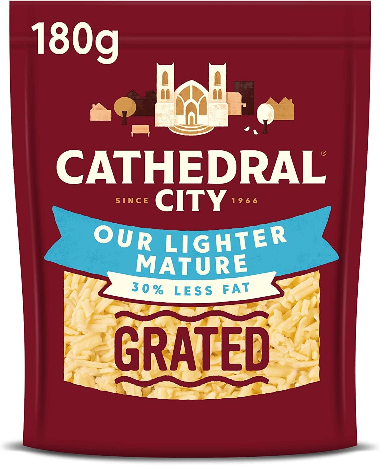 Cathedral City Grated Mature Lighter Cheese 180 g