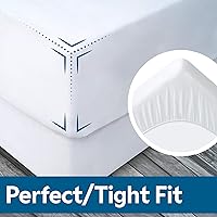 Vista 5 de Guardmax Jersey Knitted Sleeper Sofa Size Mattress Protector - Waterproof & Dust Mite Proof Mattress Cover with Stretchable Pockets - Soft