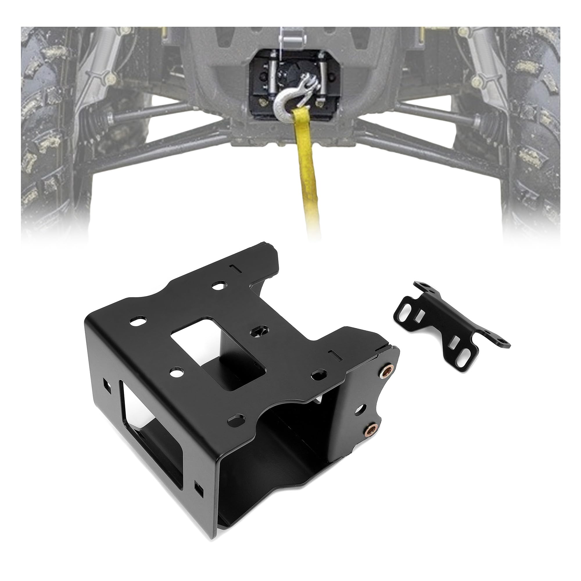 Amazon.com: KUAFU ATV Winch Mount Compatible with 2009-2024