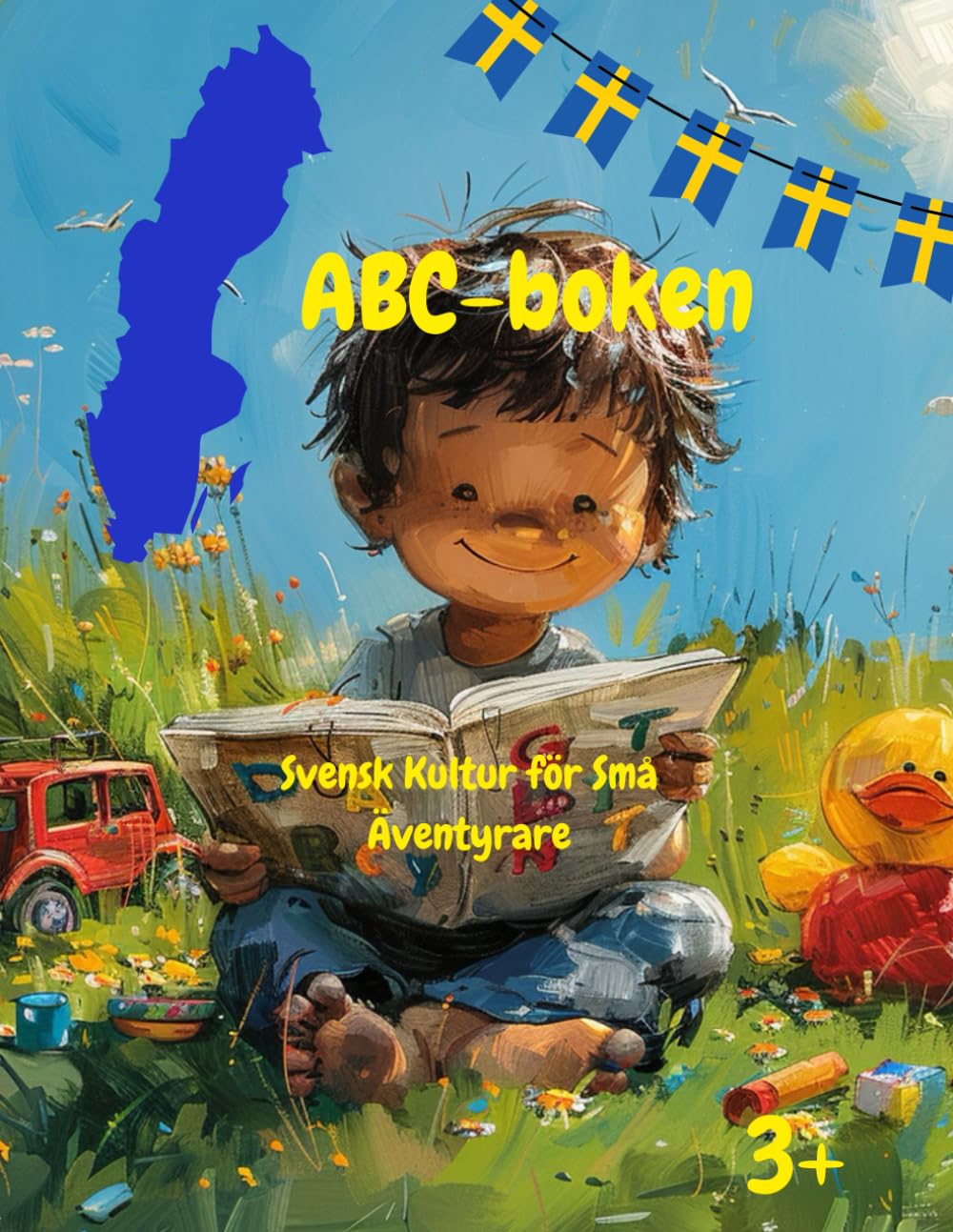 ABC BOKEN : Svensk Kultur för Små Äventyrare: Upptäck, Färglägg, Lär