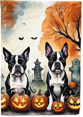 Miniatura 57 de Caroline's Treasures DAC2011GF - Bandera decorativa para jardín de Halloween con diseño de beagle para jardín, jardín, jardín, jardín, multicolor