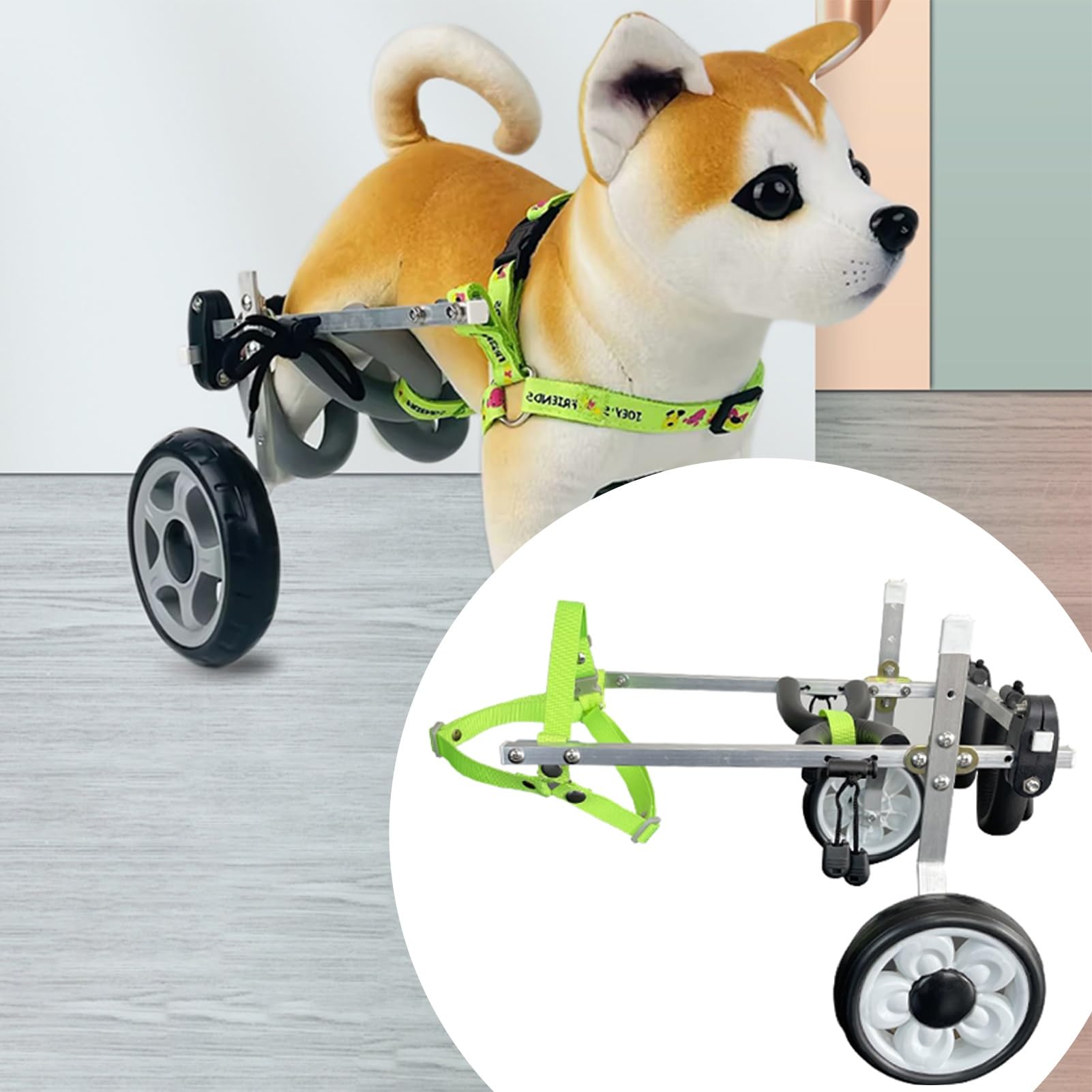 Fauteuil roulant pour chien et chat réglable pour petit animal
