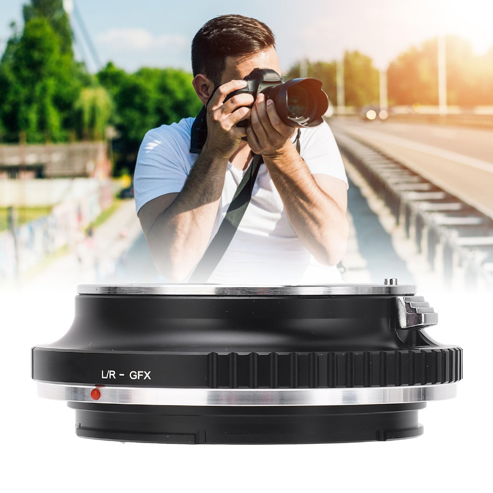 CHICIRIS Convertitore di Lente per Fotocamere a GFX, Anello Adattatore | Lega di alluminio, facile installazione, esposizione manuale, si adatta perfettamente