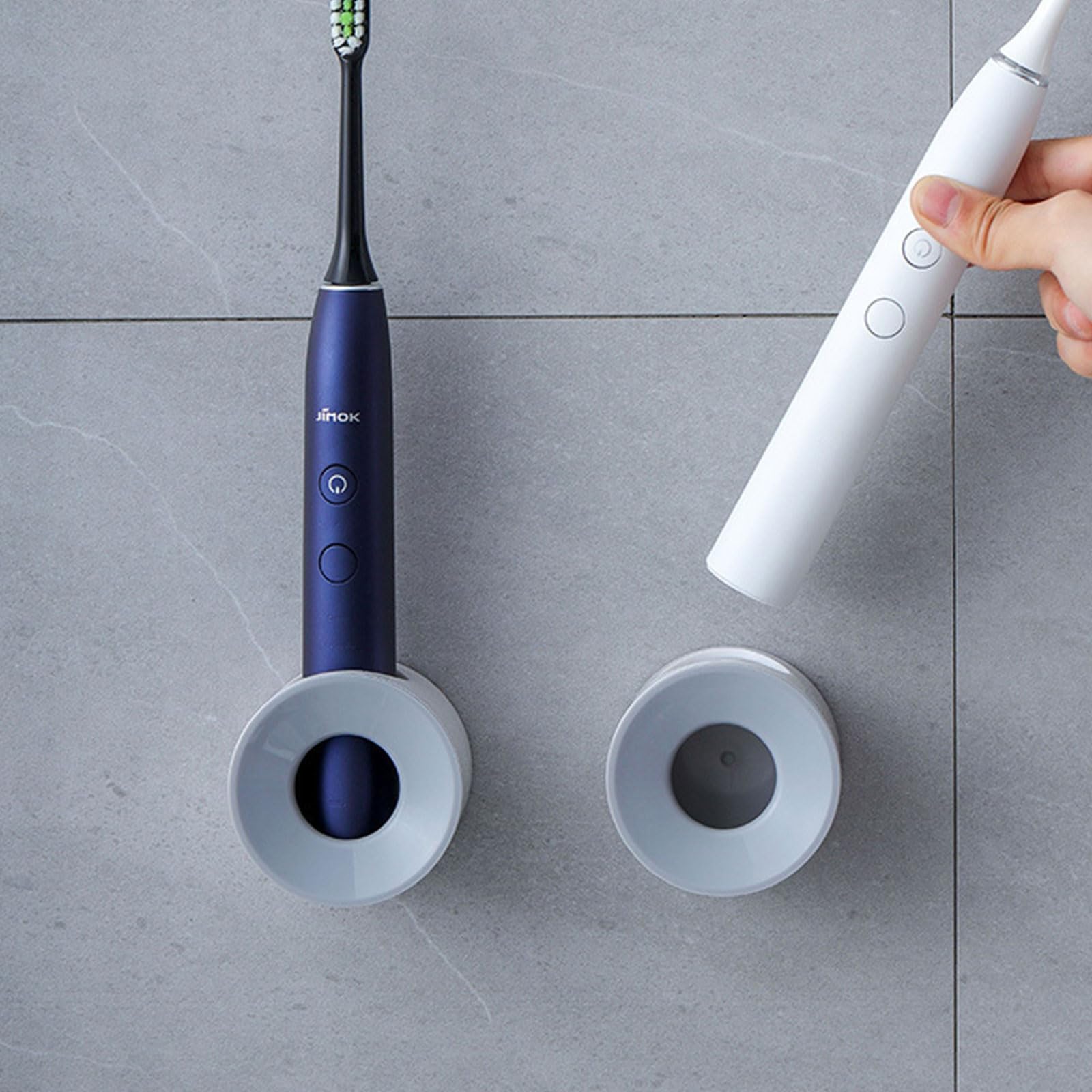 Electric Toothbrush Holder, Wall Mounted Toothbrush Holders, Bathroom Electric Toothbrush Stand, Toothbrush Caddy, Electric Toothbrush Wall Holder, 2PCS