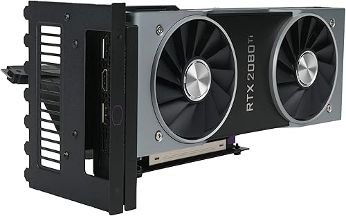 Miniatura 9 de Cooler Master MasterAccessory - Kit de portatarjetas vertical GPU V2, cable elevador premium PCI-E de 3.0 x 0.630-6.496 in, longitud ajustable para