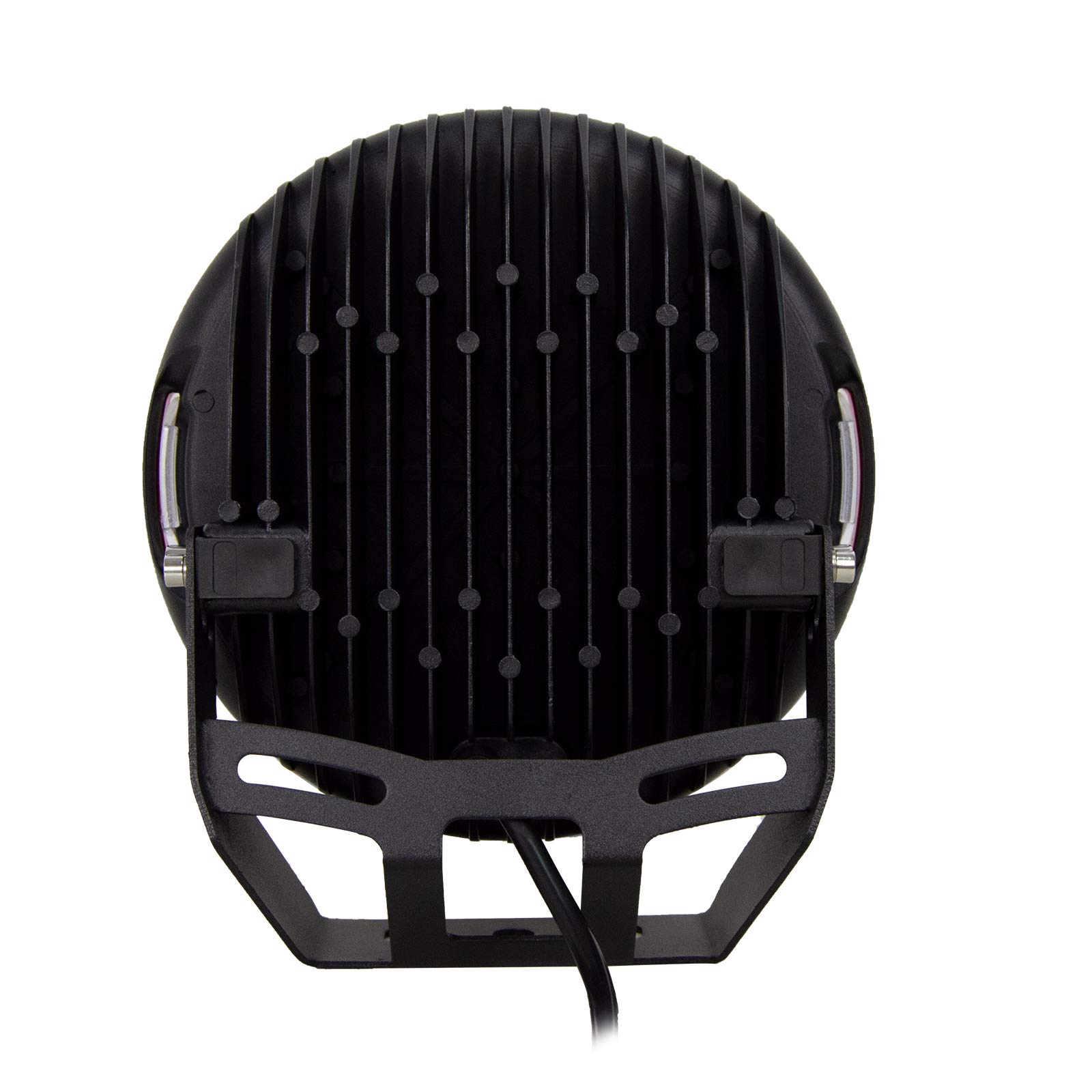 PICAA Foco de trabajo LED 9‘’ pulgadas 294W Ronda LED Spot Tractor 12V-24V 6000K Focos LED para Tractores IP68 Impermeable Luz de Niebla Coche,SUV, UTV, ATV, Off-road,Camión,Moto,Barco (rojo)