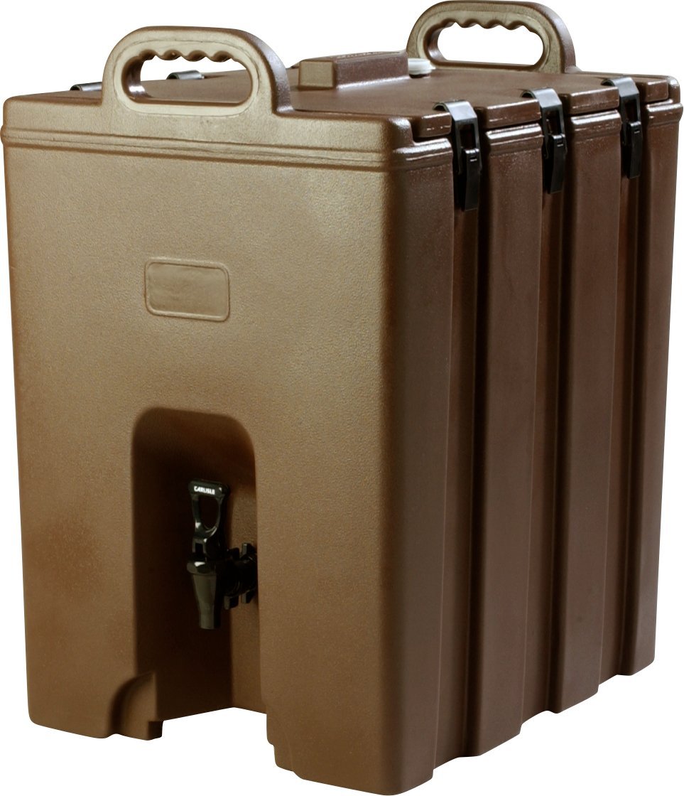 Carlisle FoodService Products CFS LD1000N01 Cateraide Insulated Beverage Server/Dispenser, 10 Gallon, Brown