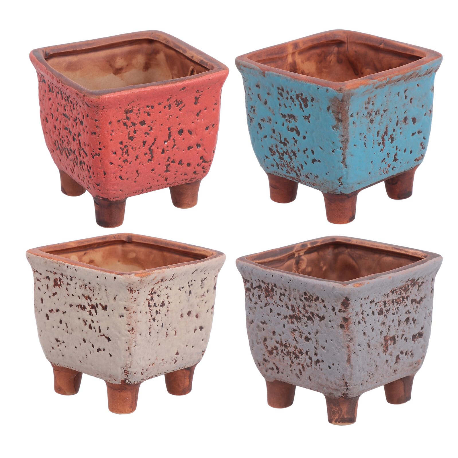 Pots de fleurs en céramique avec trou de drainage pour plantes