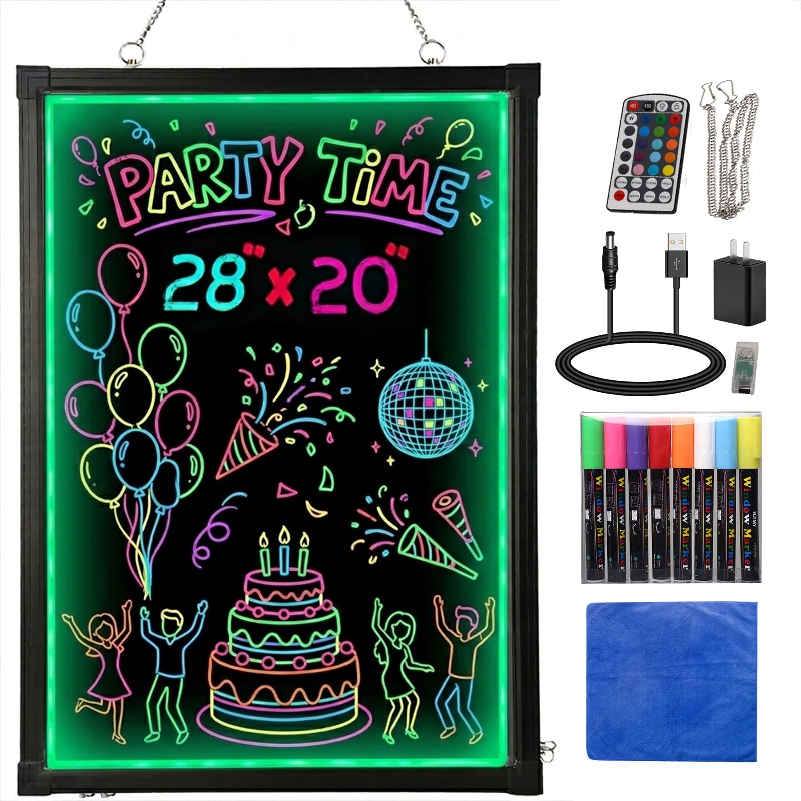 Amazon.com : Slsy LED Writing Board 28