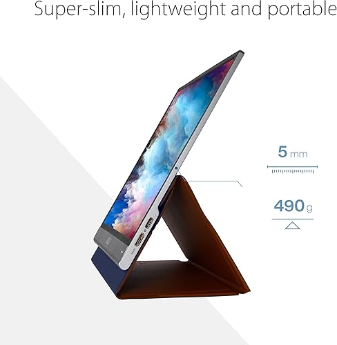 Miniatura 4 de ASUS ZenScreen OLED 13.3" 1080P Monitor USB portátil (MQ13AH) - Full HD, 100% DCI-P3, 1ms, Delta E  2, HDR-10, cuidado de los ojos, USB tipo C, mini