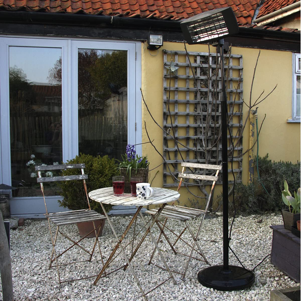 Sealey Ifsh2003 Infrared Quartz Patio Heater 2000W/230V & Floor Stand