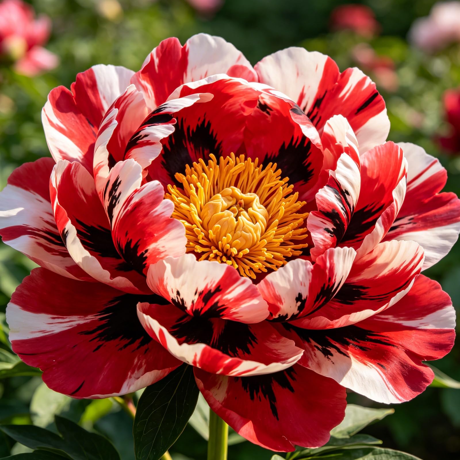 Bulbi di Peonia/Crescita sorprendente/Perenni Resistenti/Ideali per Balconi e Giardini-5Rizomi-F