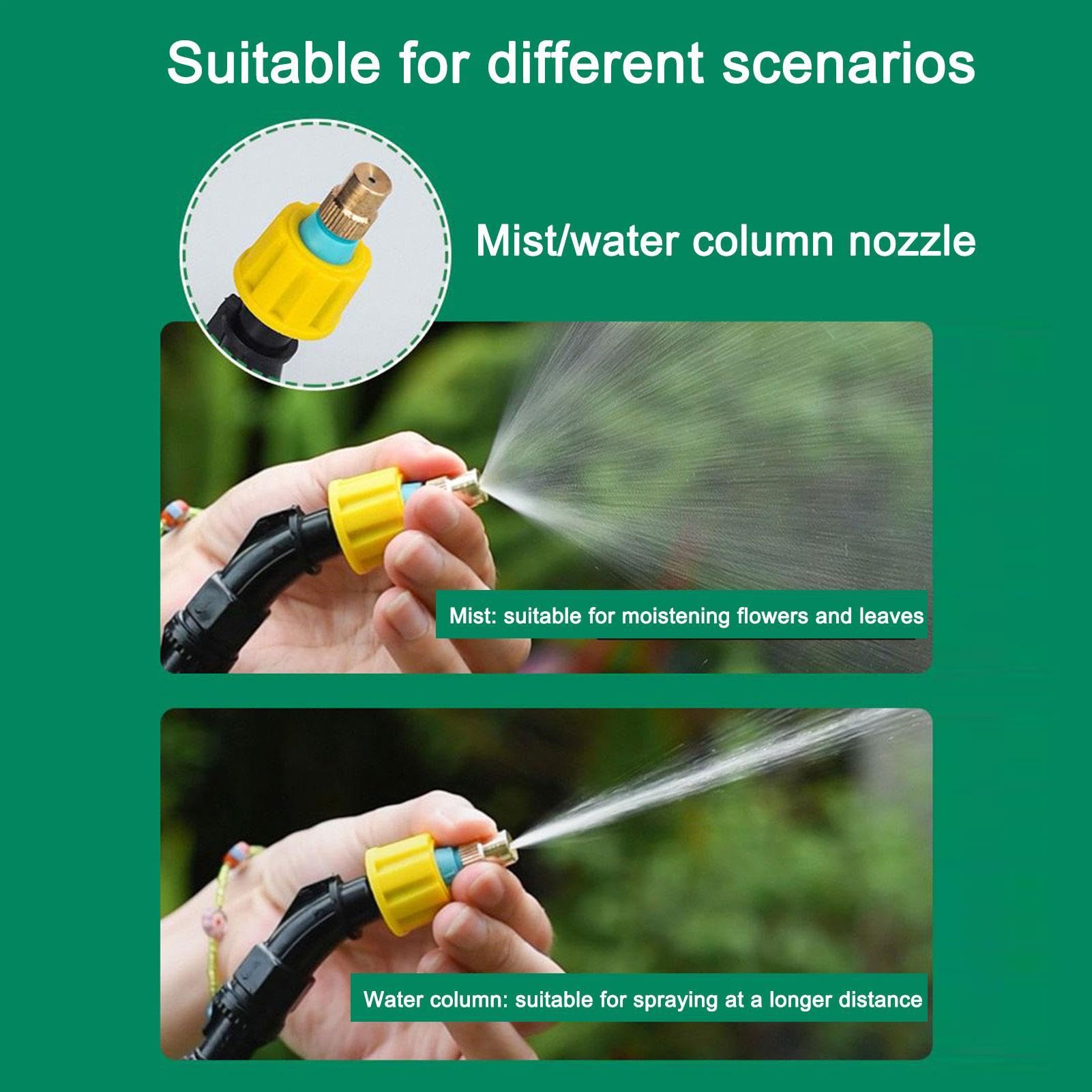 Spruzzatore a pompa elettrico Nebulizzatore A Pompa Da Irrigazione | Spruzzatore Per Irrigazione Da Giardino Esterno Per Prato Retro Patio d'Ingresso Fattoria Serra All'Aperto