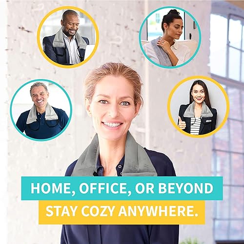 Miniatura 8 de Heating Pad Solutions - Saco térmico reutilizable para calentar en microondas, ideal para aliviar dolor de cuello, migrañas, dolores de cabeza,