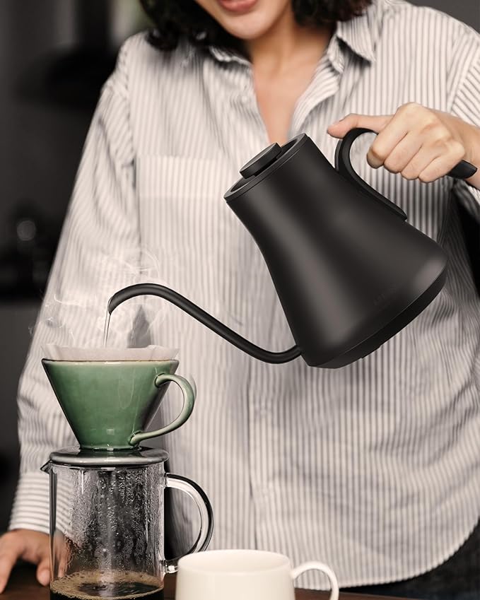 Tetera Eléctrica Gooseneck intasting 0.8L Acero Inoxidable Control Temperatura miniatura 9