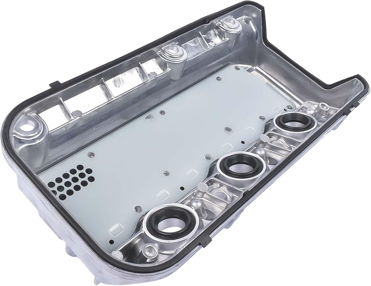 12320R70A00 Aluminium Rear Engine Valve Cover Replacement for Honda & Acura Models - 2008-2017 - Accord Crosstour Odyssey Pilot Ridgeline & MDX RDX TL ZDX - V6 3.5L or 3.7L - 12320-R70-A00