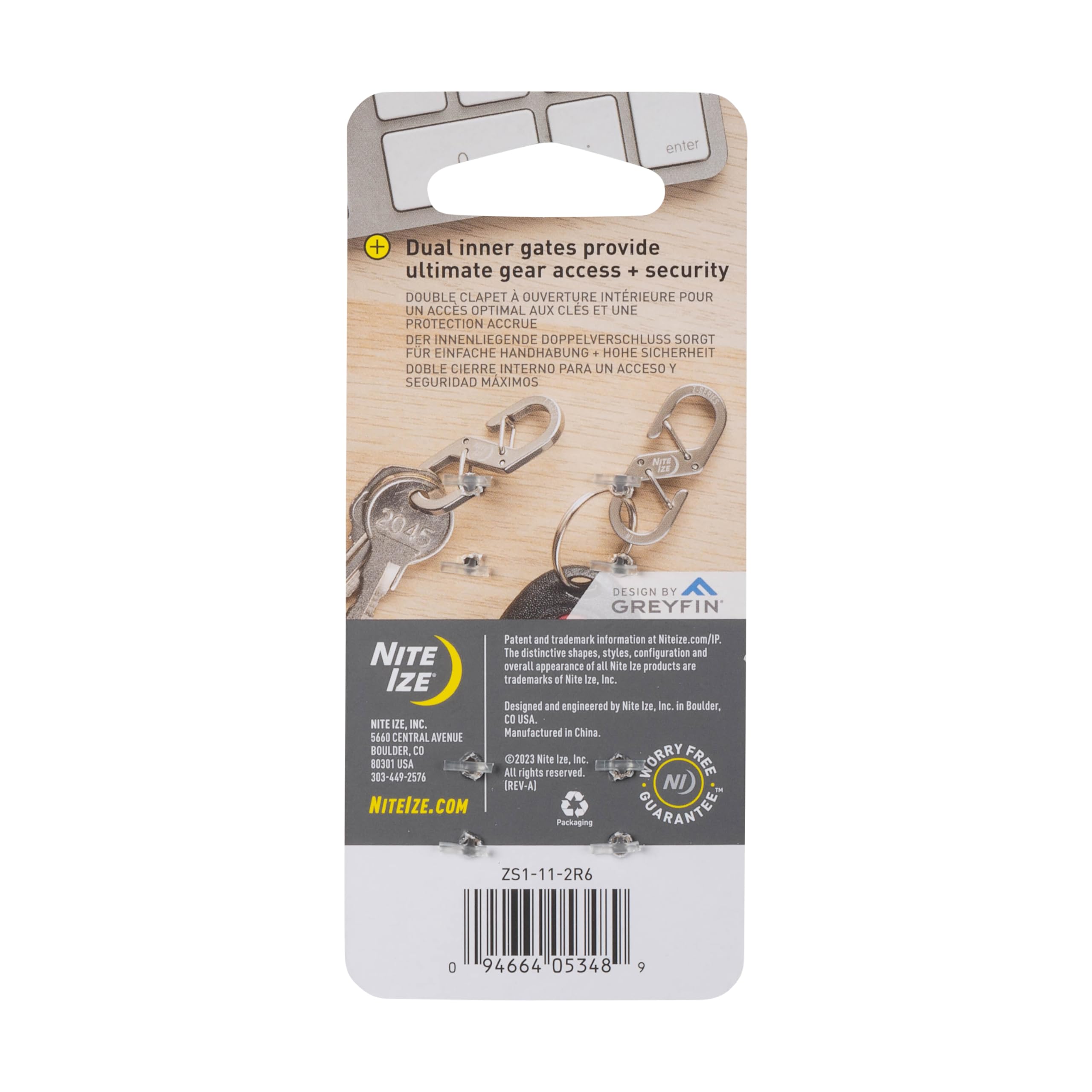 Amazon.com: Nite Ize Z-Series Dual Carabiner - Heavy-Duty