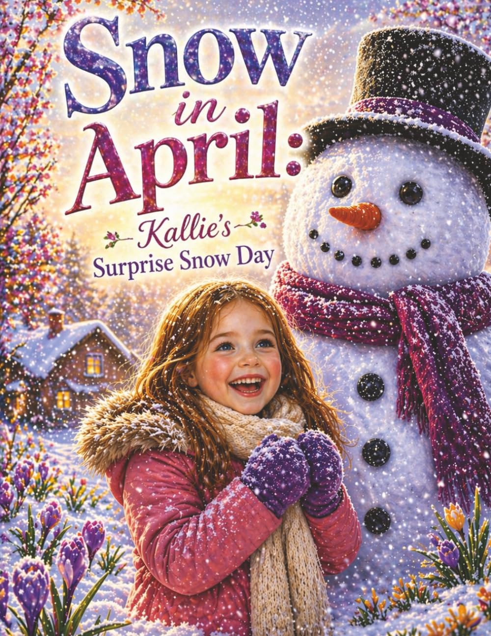 Snow in April: Kallie's Surprise Snow Day