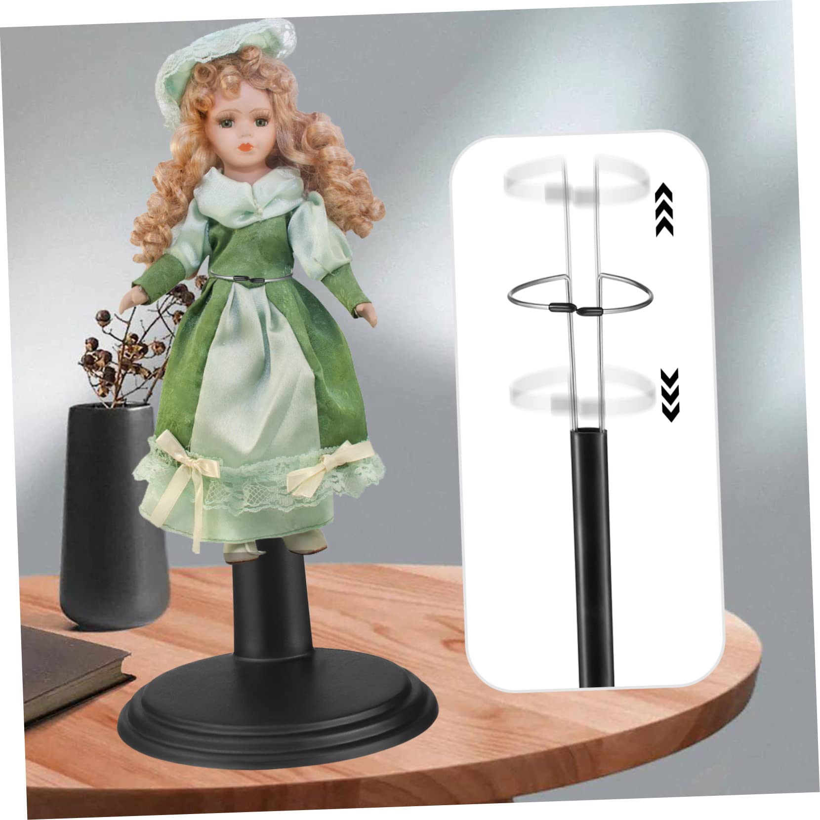 6 Supports De Poupée Portable 10.00Cm Présentoirs De Rangement pour Figurines Supports De Stockage Pratiques pour Atelier Maison Bureau