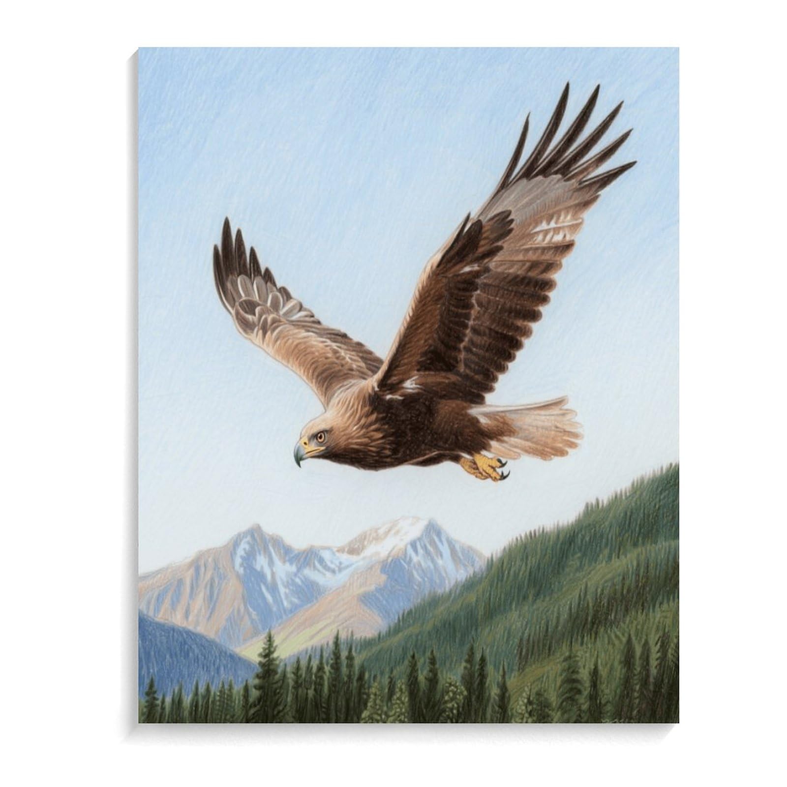 KOAYUBFC Malen-nach-Zahlen-Set für Erwachsene, Anfänger, Erwachsene, Malen-nach-Zahlen-Kits auf Leinwand, Acryl-Ölfarben, Gemälde mit Pinseln als Geschenk, Wanddekoration für Zuhause, Wanddekoration