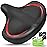 Bicycle Seat, Bike Seat for Women Men Extra Comfort Wide, Oversized Comfortable Seats Saddle for Peloton Bikes, Fit for Exercise Bikes, Electric Bikes, Mountain Bikes, Cruiser Bikes
