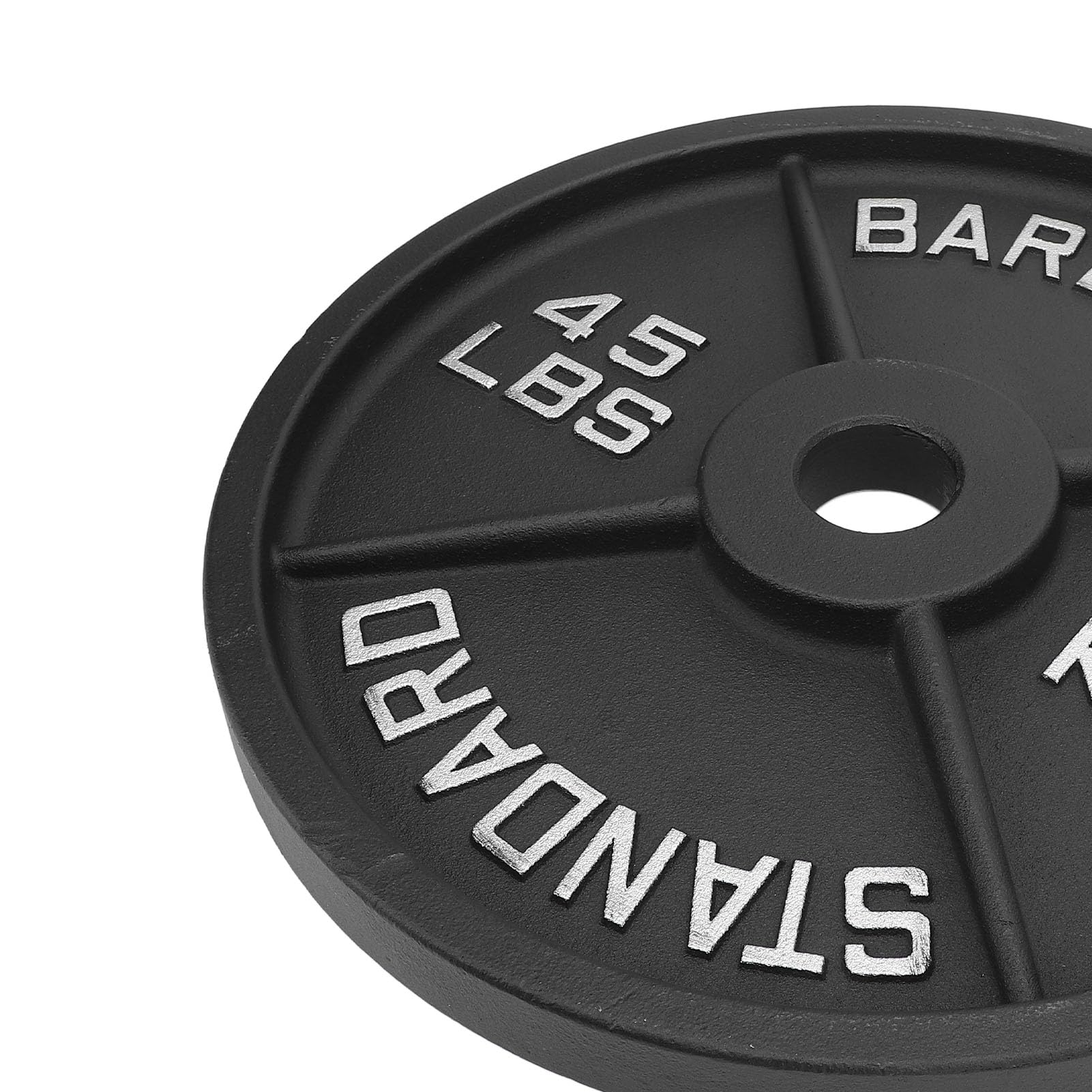 45lb Sztanga Talerz, Stop Stali Żeliwny Talerz Obciążeniowy do | 4 żebra dla Lepszego Chwytu, Trwałe do Podnoszenia Ciężarów, Domowej Siłowni lub fitnessu.