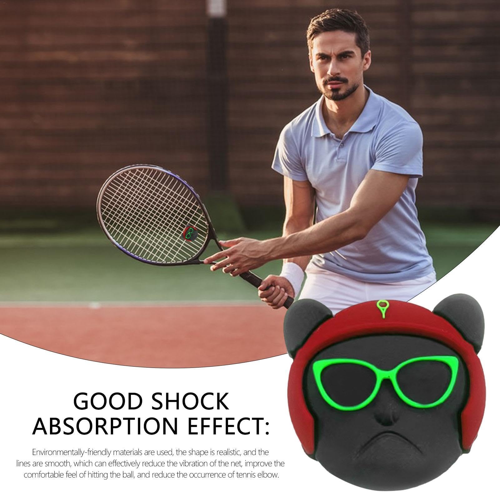 Ammortizzatore Silicone Per Racchetta Da Tennis – Protezione Anti-Vibrazioni, Design Divertente, Regalo Per Tennisti