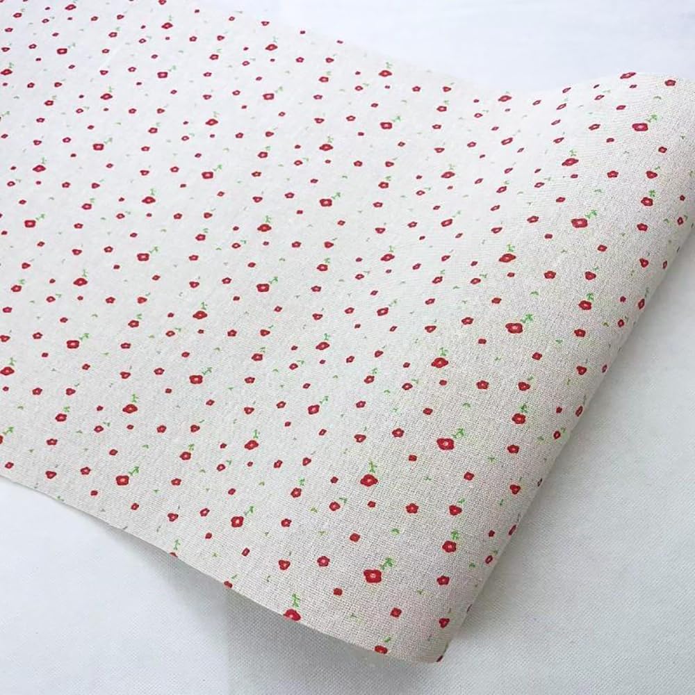 Sheicon Cotton Linen Blend Fabric by The Yard 60 Inches