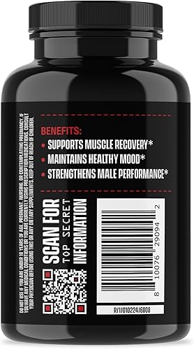 Miniatura 2 de Jocko Fuel Refuerzo de prueba para hombres  Refuerzo natural de resistencia, resistencia y fuerza  Constructor muscular para hombres y soporte de