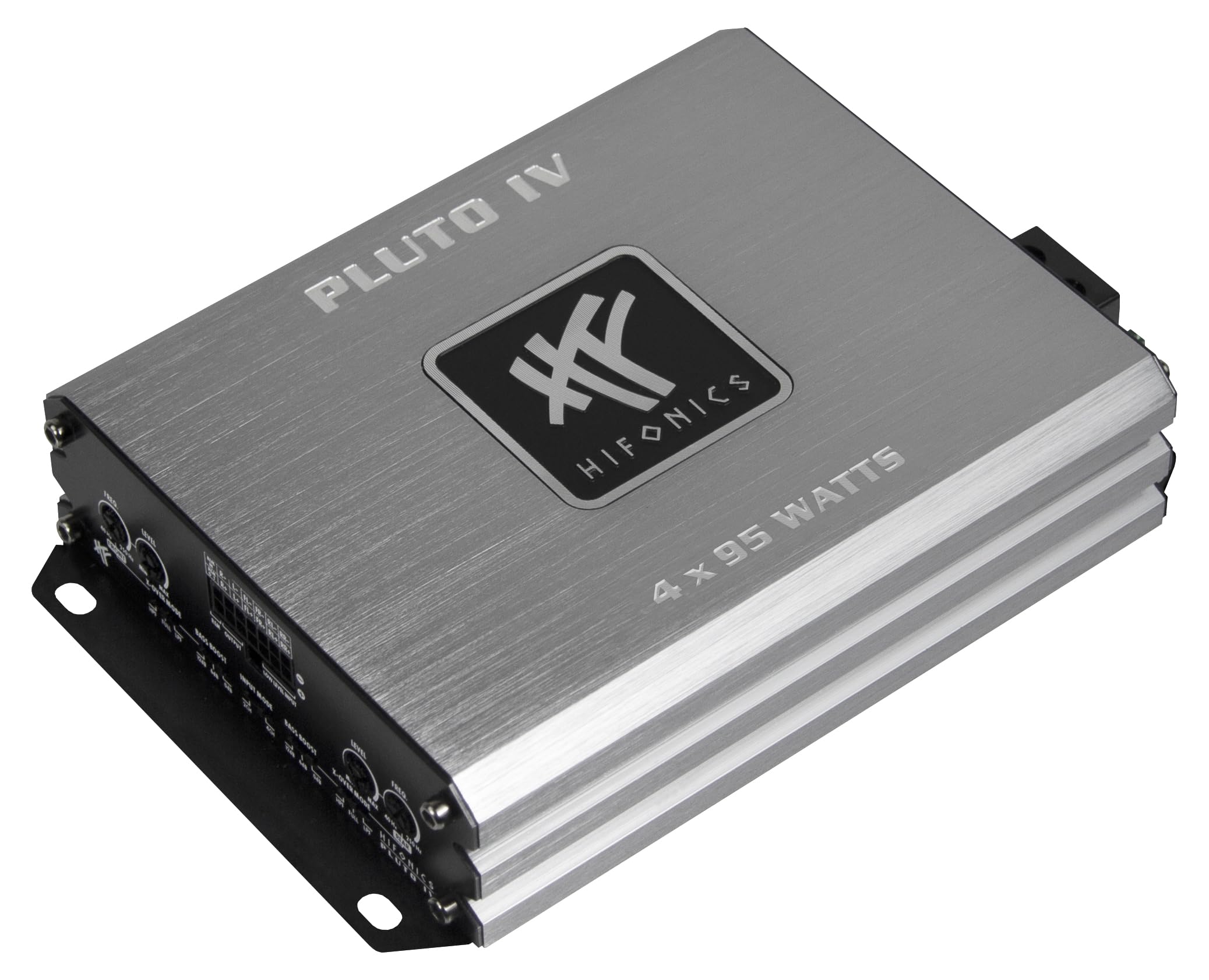 HiFonics PLUTO 4 | Amplificador de potencia digital de 4 canales micro, clase D con 4 x 95 W RMS