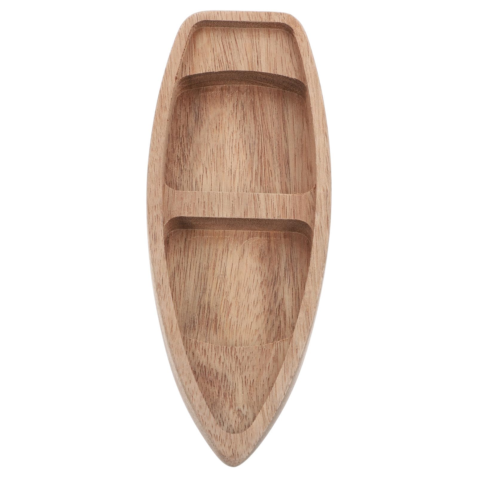PAMINGONO Unfinished Wooden Canoe Model Boat Made of Natural Wood with Attention to Detail, Classic Artistic Wooden Rowboat Decorative Piece for DIY Craft and Living Rooms