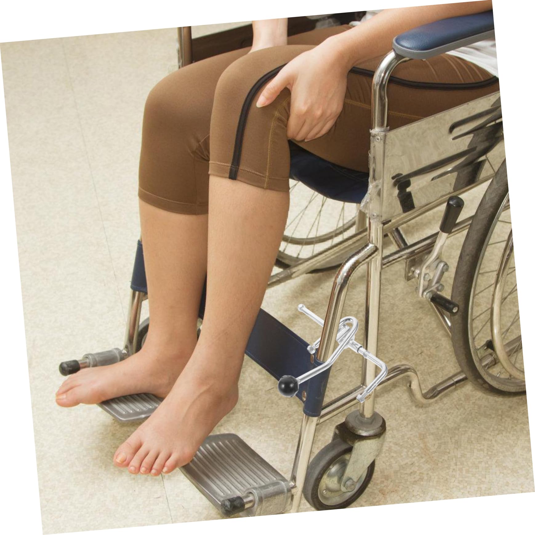 FRCOLOR Wheelchair Legrest Leg Support Rest Lifter 2pcs Replacement Part Riser Comfortable and Sturdy