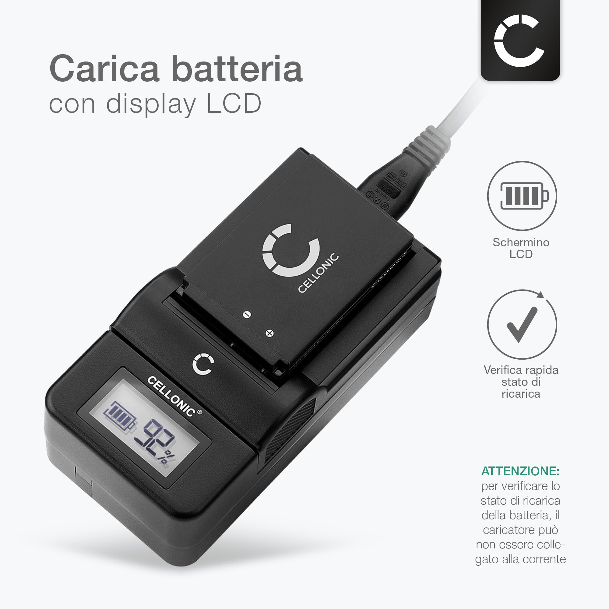 CELLONIC 2x Batteria per Fotocamera Compatibile con Kodak PixPro AZ528, PIXPRO AZ421, PIXPRO AZ422, LB-060 – (950mAh, 3.7V) + Caricabatteria