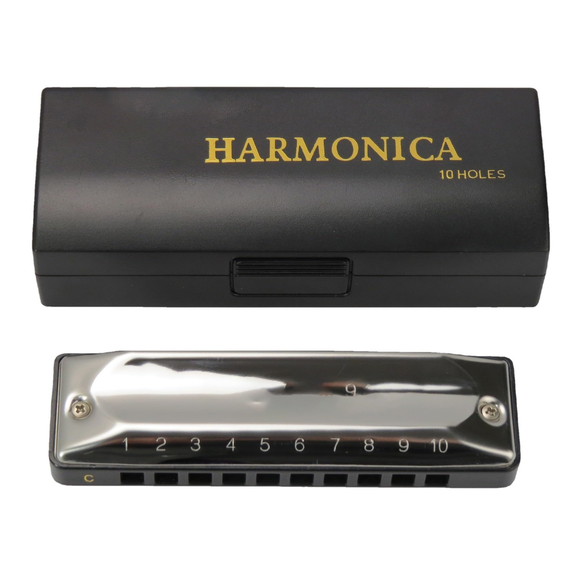 Armonica Armonica Blues Professionale A 10 Fori Per Principianti In Scatola Di Plastica