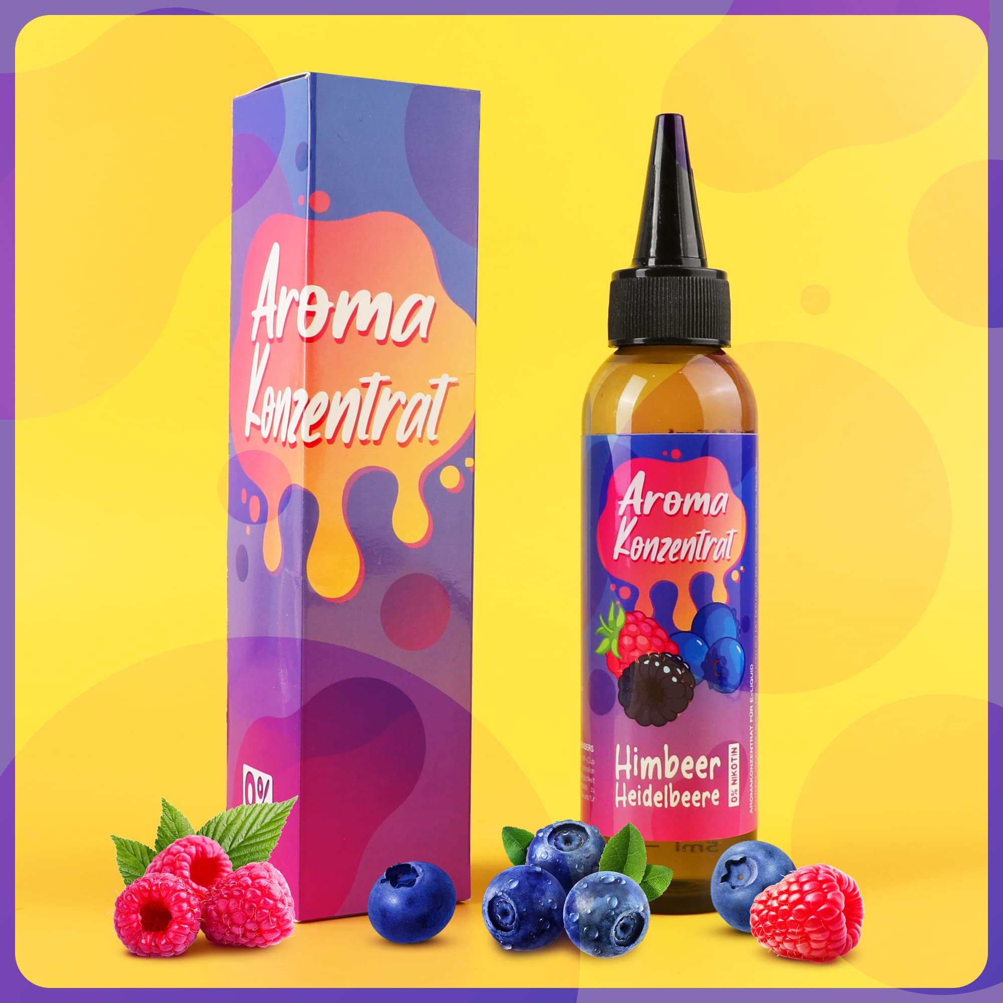 FURUN Arme concentr d'e-liquide 20ml Arme liquide myrtille framboise  Bottlefill Shake-and-Vape  mlanger avec le liquide de base pour e-liquide  Sans nicotine : Amazon.fr: High-Tech