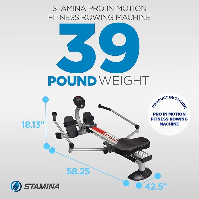 Máquina de remo hidráulica Stamina BodyTrac Glider 1050 miniatura 4