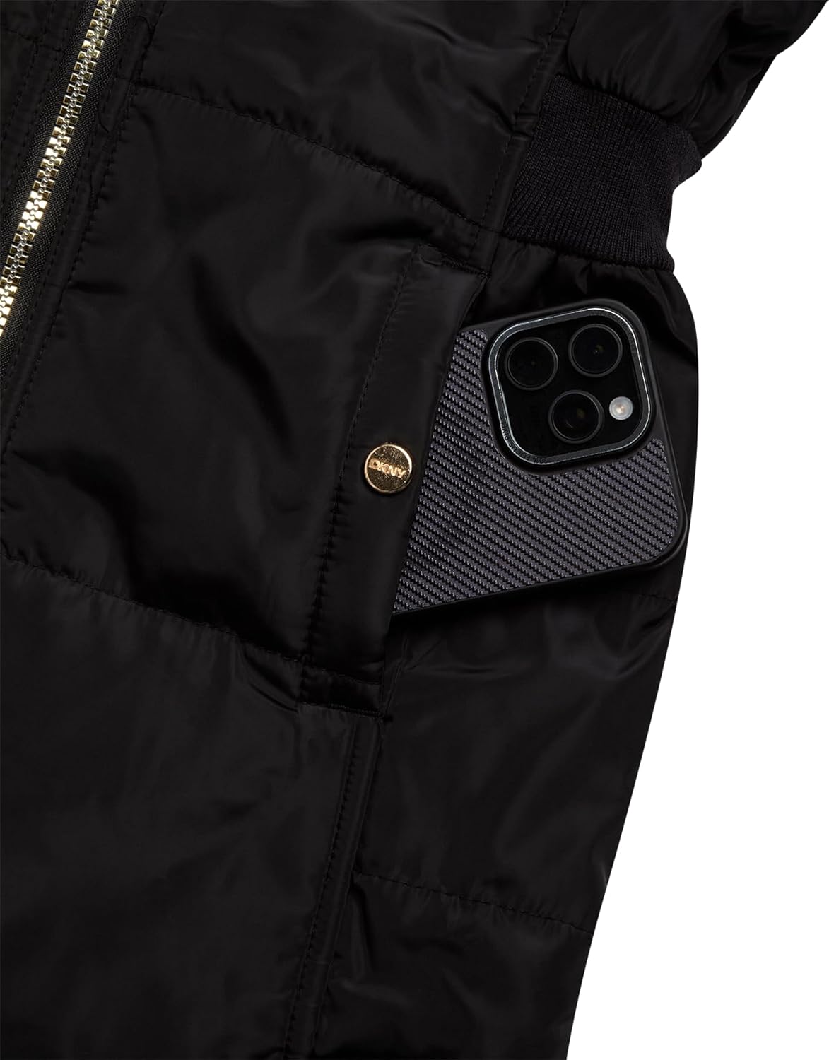 DKNY Reversible Girls Winter Coat - Heavyweight Quilted Jacket with Sherpa Lining Hooded Puffer Jacket Winter Coats for Girls - Image 6