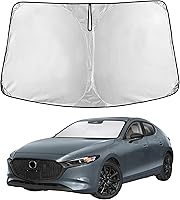 Vista 117 de EcoNour Parasol para Subaru Crosstrek 2013-2015 2016 2017, visera solar para parabrisas delantero y ventana, bloqueador de calor UV y protector