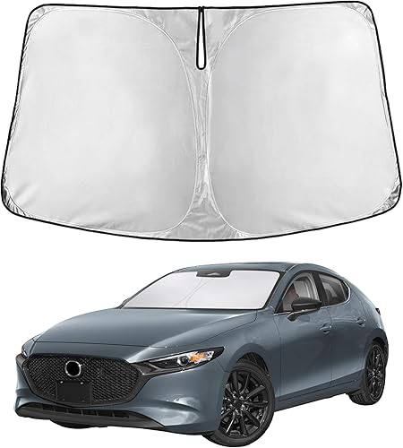 Miniatura 117 de EcoNour Parasol para Subaru Crosstrek 2013-2015 2016 2017, visera solar para parabrisas delantero y ventana, bloqueador de calor UV y protector