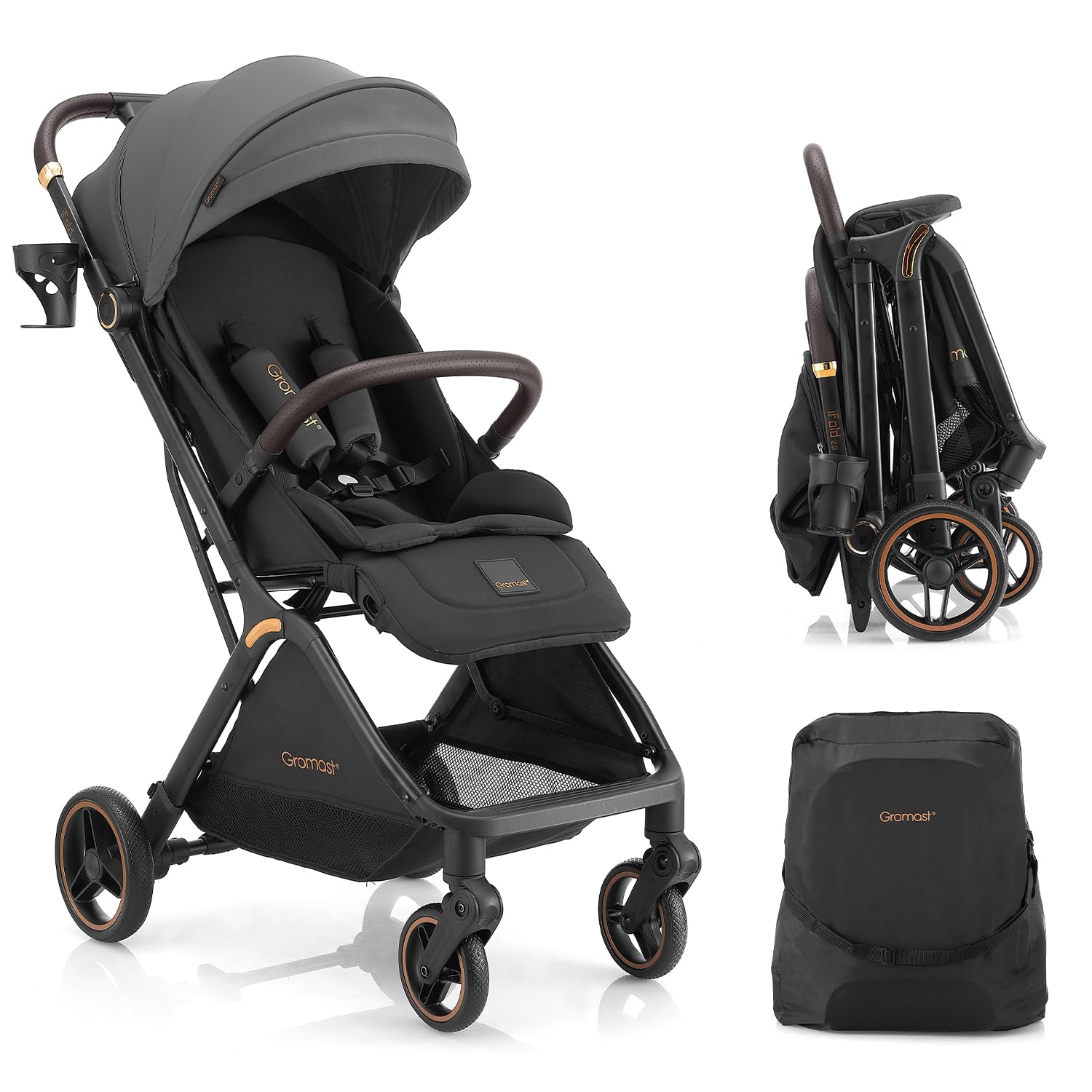Gravity Folding Baby Stroller